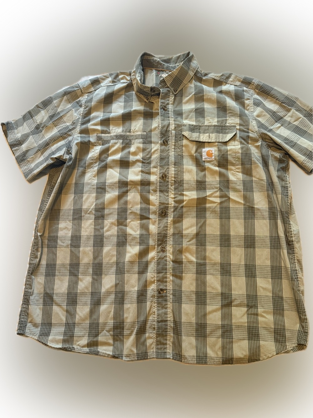 Carhartt Force work shirt with hero pocket. 2XL